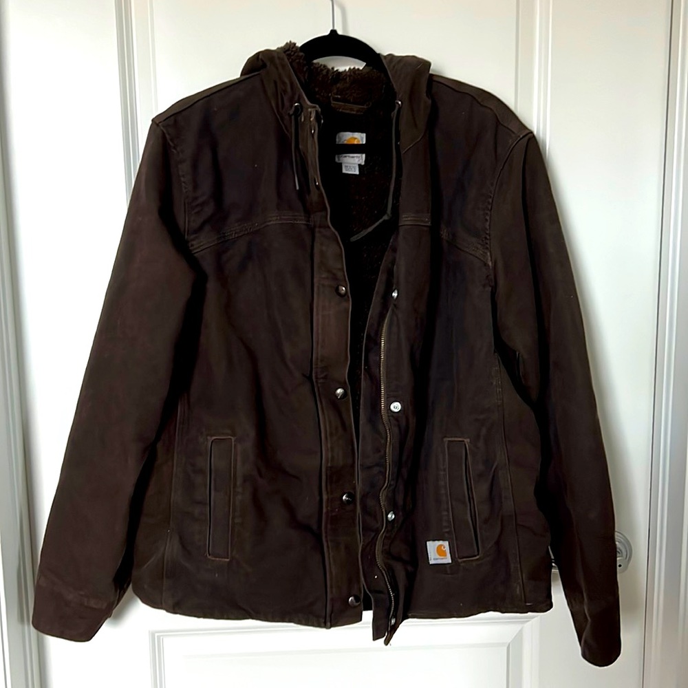 Carhartt Hooded Jacket with Fleece Lining